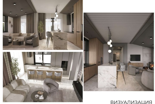 Фото Просторный и современный дом в ст Узборье-Строй  — 35