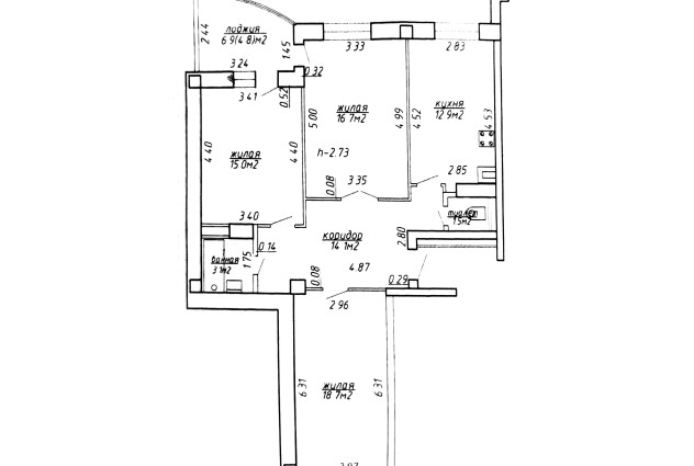 Фото Доля в 3-комнатной квартире 2013 года постройки. — 41
