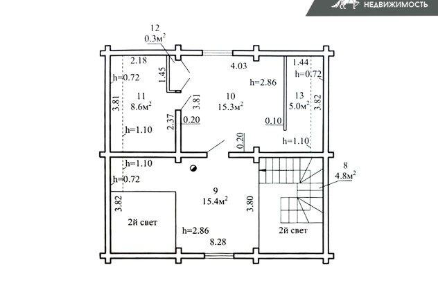 Фото Продаётся двухэтажный дом с сауной в 12-ти км от МКАД — 21