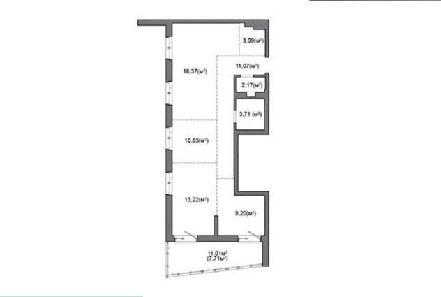 Фото В продаже видовая 3-комн. квартира в доме комфорт-класса, ул. Савицкого 23 — 43