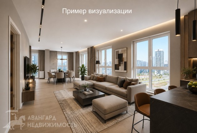 Фото В продаже видовая 3-комн. квартира в доме комфорт-класса, ул. Савицкого 23 — 1