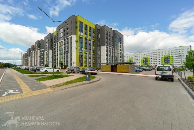 Фото Светлая 2-комнатная квартира 60,1 кв.м. с панорамным видом в Новой Боровой — 61