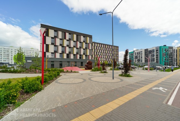 Фото Светлая 2-комнатная квартира 60,1 кв.м. с панорамным видом в Новой Боровой — 63