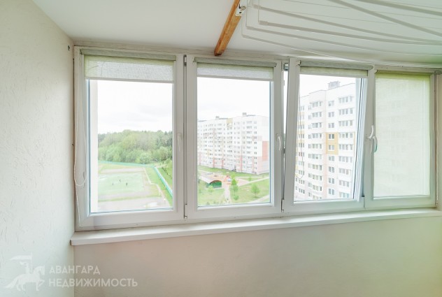 Фото Школа и детский сад видны из окна: 2-комнатная квартира в Боровлянах  — 13