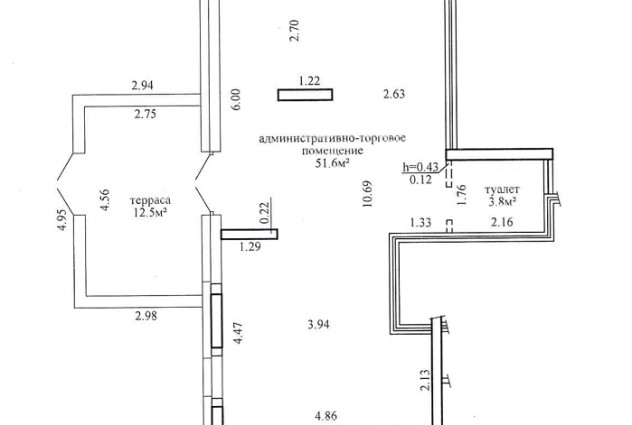 Фото Торговое помещение 67,9 кв. м в Минск Мире (ул. Щемелёва,14) — 19