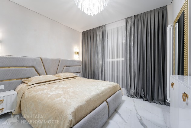 Фото Видовая трёхкомнатная квартира (71,6м2). Центр, м. Аэродромная — 27