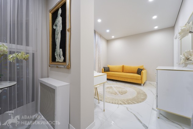 Фото Видовая трёхкомнатная квартира (71,6м2). Центр, м. Аэродромная — 33