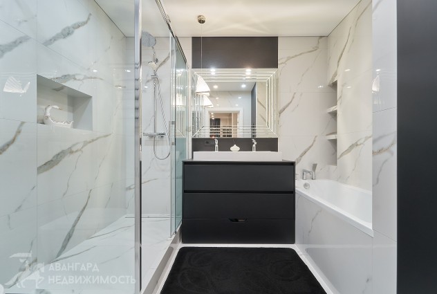 Фото Видовая трёхкомнатная квартира (71,6м2). Центр, м. Аэродромная — 37