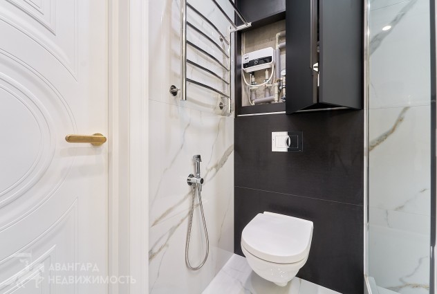 Фото Видовая трёхкомнатная квартира (71,6м2). Центр, м. Аэродромная — 43