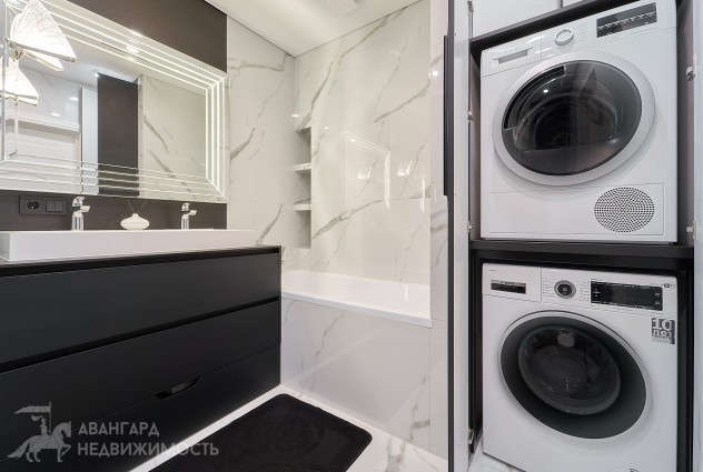 Фото Видовая трёхкомнатная квартира (71,6м2). Центр, м. Аэродромная — 45