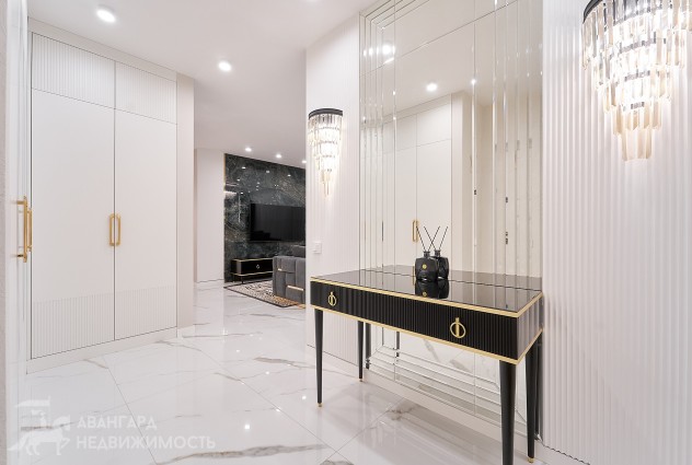 Фото Видовая трёхкомнатная квартира (71,6м2). Центр, м. Аэродромная — 51