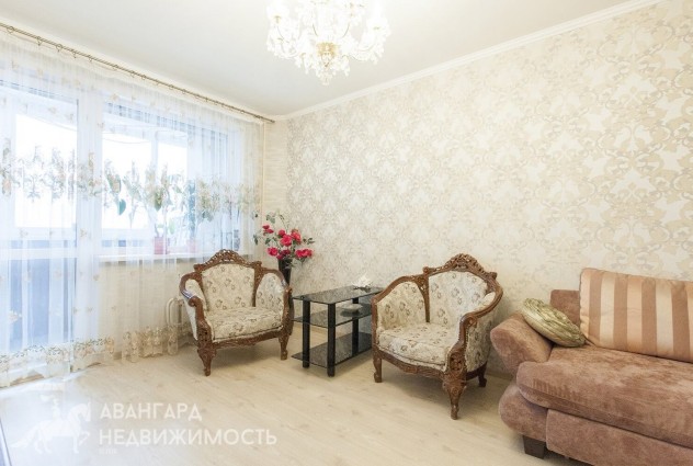 Фото Отличная 3-комнатная квартира с ремонтом в Уручье — 35