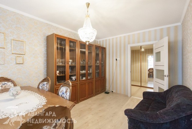 Фото Отличная 3-комнатная квартира с ремонтом в Уручье — 51