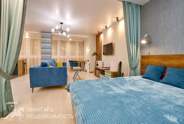 Фото 1-комнатная квартира с дизайнерским ремонтом в центре Минска  — 11