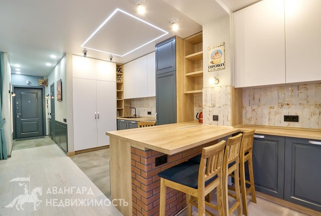 Фото 1-комнатная квартира с дизайнерским ремонтом в центре Минска  — 23