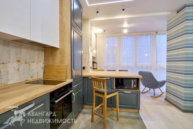 Фото 1-комнатная квартира с дизайнерским ремонтом в центре Минска  — 33