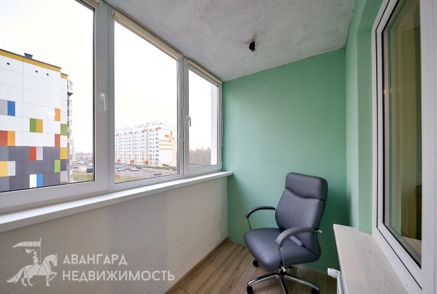 Фото 1-комнатная квартира с ремонтом в новостройке, аг. Прилуки! — 9