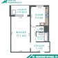 Малое фото - 1-комнатная квартира с ремонтом в доме 2010 г.п. Каменногорская 20. 15 минут до метро — 34