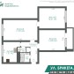 Малое фото - 3-комнатная квартира в доме с капремонтом — 54