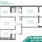 Малое фото - Четырехкомнатная квартира с кухней 8.9 м2 в Сухарево. — 44