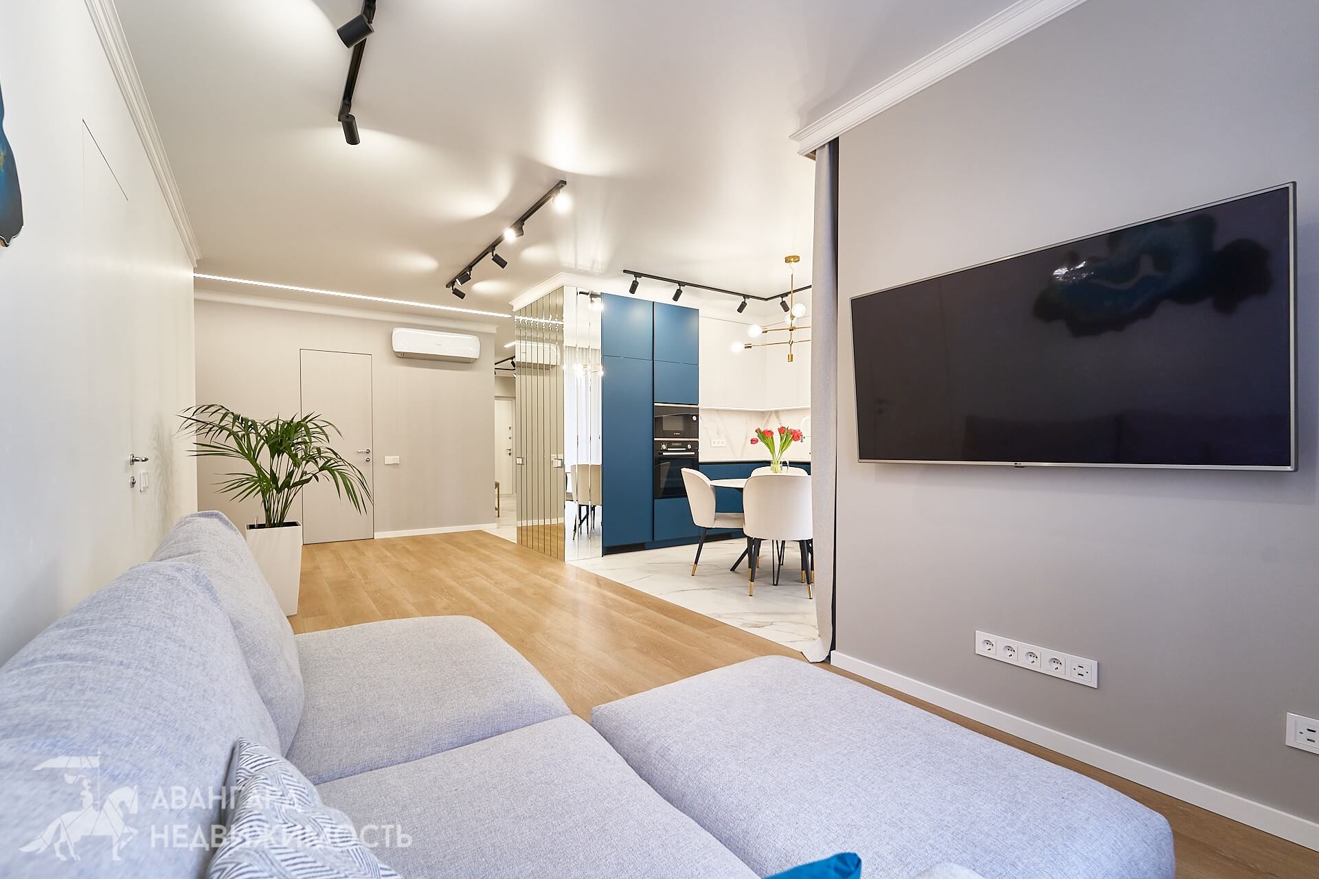  90.7м.кв., комнат 3, Минск (ул. Мстиславца, 8)